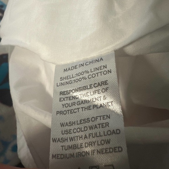 Hill House The Paz Mini Linen Skirt Candy Kaleidoscope Size Medium - Picture 9 of 9